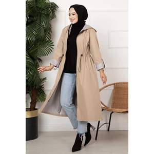 Gabardina con cremallera de túnel de cintura de visón - Product Image 5