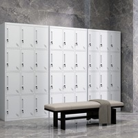 Armoire de rangement en métal moderne et durable Homniture, avec serrure à clé réglable, grande capacité, écologique, pour chambre à coucher, maison, bureau