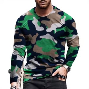 เสื้อยืดผู้ชายพิมพ์ลาย GSM 180 100% ผ้าฝ้าย