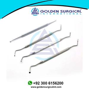 Cureta Dental de 4 Uds., curetas de hueso periodontal, instrumento escalador Dental Perio, herramienta, juego Dental, instrumentos quirúrgicos - Product Image 4