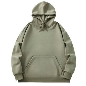 Sweat à capuche en molleton de coton lourd de luxe pour femmes, logo personnalisé brodé, imprimé, vêtements décontractés d'hiver, tissu tricoté à capuche avant - Product Image 6