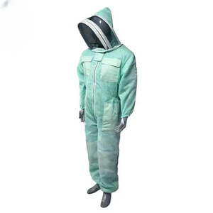 Traje de apicultura transpirable de alta resistencia, ropa de trabajo protectora con velo de esgrima con capucha para apicultores y cosecha de miel - Product Image 4