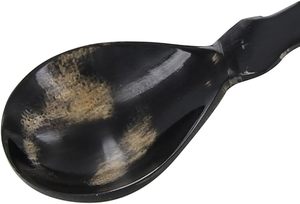 Cuillère en corne naturelle polie miroir, écologique, avec long manche et design de prise en main confortable à bas prix M/S SHAAD HANDICRAFTS - Product Image 3