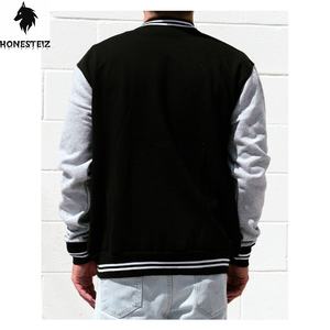 Men's Casual <b>Wool</b> Varsity Jacket Winter Stand Collar Windproof Light Comfortable Letterman Style with Customizable OEM Service - Product Image 2