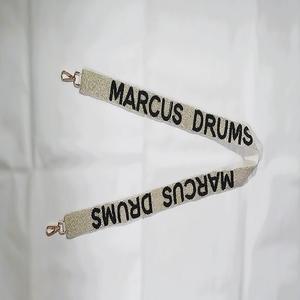 Correa de Bolso Artesanal Rectangular Estilo Deportivo con Cuentas de Vidrio y Algodón Baylor, ZONA DE ARTE CREATIVO ST-PS127 - Product Image 2