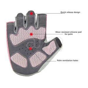 Gants de fitness en maille respirante Conception légère pour la course à pied Cyclisme et musculation Gants de fitness - Product Image 6