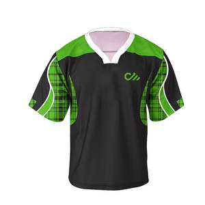 Uniformes de maillot de crosse personnalisés par sublimation Maillot de crosse respirant Impression numérique Uniformes de crosse pour hommes Polyester - Product Image 3