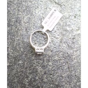 Shah Gems Women's Natural Rose <b>Quartz</b> <b>Ring</b> Romantic 925 Sterling Silver with Ovate Cut Rhodium Plating for Everyday Wear - Product Image 3