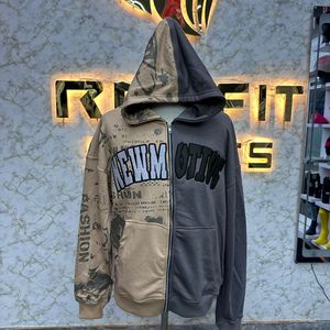 Haut fabricant client le plus demandé sweat à capuche zippé Puff imprimé fabriqué en usine prix bas sweats à capuche hommes sweats à capuche pour hommes - Product Image 1