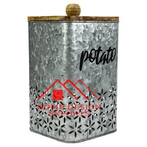 2025 Best Selling Galvanized Storage <b>Sugar</b> <b>Tea</b> <b>Sugar</b> <b>Canister</b> for Kitchen Use - Product Image 4