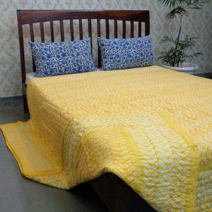 Couverture Couette Fabricant Indien Main Bloc Imprimé Coton Doux Voile Dohar Queen Size À Vendre Au Prix Le Plus Bas - Product Image 6