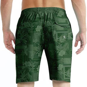 กางเกงขาสั้นตาข่ายสำหรับออกกำลังกายในยิมของผู้ชายแฟชั่นฤดูร้อนดีไซน์หรูพิมพ์ซับลิเมชัน5นิ้วผ้าฝ้าย100% ออกแบบได้ตามต้องการแบบถัก - Product Image 2