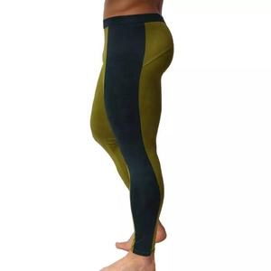 Pantalons de sport pour hommes, confortables, respirants, à séchage rapide, athlétiques, attrayants, à deux tons, de compression - Product Image 2