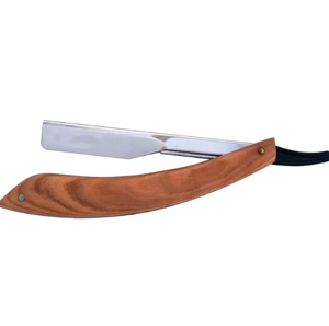 Maquinilla de afeitar de seguridad desechable profesional de alta calidad con mango de madera Bikini uso hoja cambiable forma de polvo - Product Image 5