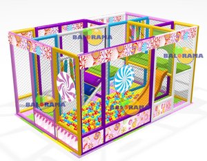 Piscina de Pelotas de Vinilo Pequeña para Interiores, de Alta Calidad y Muy Popular, para Niños, con Impresión Digital Personalizada, Hecha en Estambul - Product Image 4
