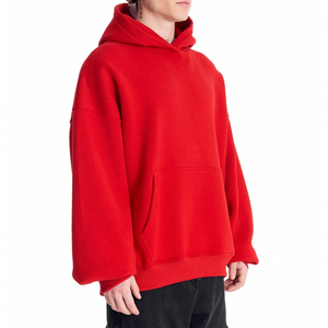 2025 basique à capuche lourd surdimensionné personnalisé, pull en coton mélangé grande taille sweats à capuche Eco Friend Hoodie hommes - Product Image 3