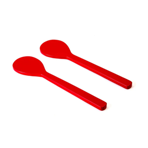 ชามเสิร์ฟไม้ไผ่ปั่นสีแดงทำด้วยมือชามเสิร์ฟแบบขัดเงาปรับแต่งได้ - Product Image 5