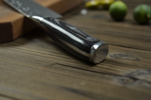 มีดเชฟมืออาชีพมีดคมมีดทำครัวทำจากสเตนเลสเหล็กกล้าคาร์บอนสูงบริการ OEM ODM แบบกำหนดเอง - Product Image 3