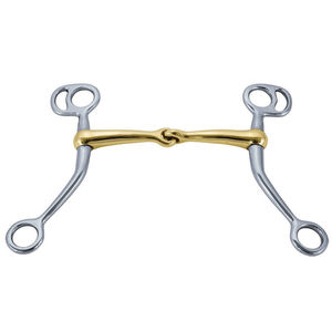 Mèche lourde en acier inoxydable anneau de cheval bouche articulée anneau lâche mèche pour fournitures - Product Image 4