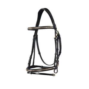 Brida de entrenamiento Trabajando Brida de cuero de filete de caballo de alta calidad fabricante Brida de cuero de filete de caballo de alta calidad - Product Image 3