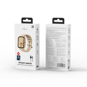 นาฬิกาอัจฉริยะจอสัมผัสสีทอง SW-08 GPS HD, นาฬิกาอัจฉริยะรองรับการรับสายด้วยเสียงระบบ NFC Metal Ai - Product Image 1