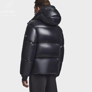 Nouvelle mode Hommes Veste matelassée imperméable en fourrure de mouton douce et chaude pour l'hiver Légère Vêtements de rue en plein air Vente en gros OEM - Product Image 5