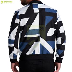แจ็กเก็ตบอมเบอร์แจ็คเก็ตผู้ชายผ้าโพลีเอสเตอร์100% สไตล์สตรีทแจ็กเก็ตกันหนาวดีไซน์ใหม่น้ำหนักเบาระบายอากาศได้ดี - Product Image 3
