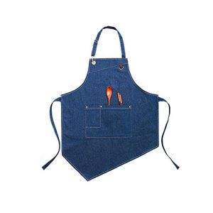 Delantal de Lona Resistente para Barbacoa, Cocina, Repostería y Manualidades, Delantal Profesional de Chef con Correa Ajustable para el Cuello - Product Image 6