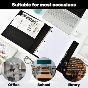 Chất lượng cao 3 Vòng chất kết <span class=keywords><strong>d</strong></span>ính PU da <span class=keywords><strong>D</strong></span> Vòng chất kết <span class=keywords><strong>d</strong></span>ính bìa bền máy tính xách tay tổ chức cho doanh nghiệp - Product Image 4