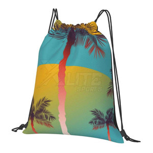 High Performance Foldable Simple Sports <b>Drawstring</b> Gym <b>Bag</b> Breathable Polyester Enhanced Safety Large Capacity for Active Use - Product Image 3