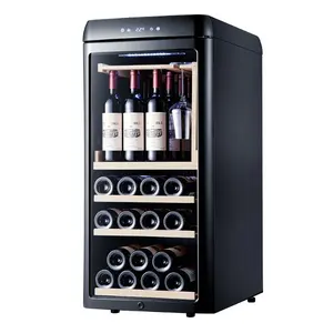 Hot Selling Custom Home Wine Cellar Cooling Unit Wine Chiller Fridge 105 Bottles Wine Bottle Cellar