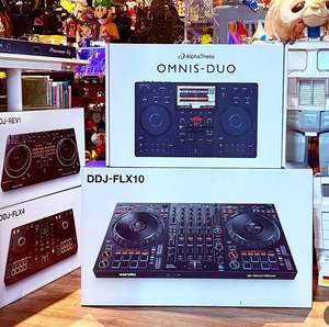 Envío Rápido para el Nuevo Controlador DJ DDJ-FLX10 de 4 Canales con FLX4 y FLX6-GT Serato DJ AlphaThetas OMNIS -DUO - Product Image 1