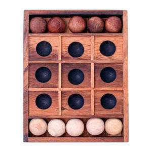 Jeu de logique en bois Dodecagon Dilemma pour les amateurs de puzzles, jeu de stratégie, collectionneurs, entraînement du cerveau et utilisation intellectuelle - Product Image 1