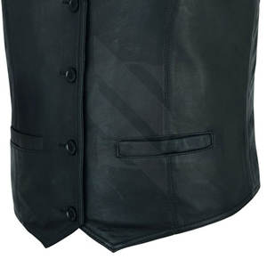 Chaleco y chaleco de cuero genuino para hombre Estilo informal transpirable para invierno Nueva llegada Ropa exterior - Product Image 5