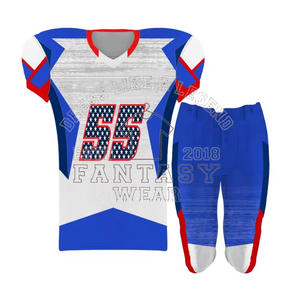 FANTASY WEAR OEM Venta al por Mayor y Uniformes Personalizados para Fútbol Americano, Conjunto de Competición 100% Poliéster Resistente, Certificado CE - Product Image 1
