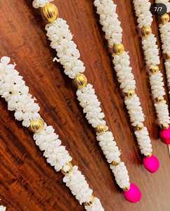 Cuentas de loto de madera Sola para colgar en la pared para decoración de bodas, guirnaldas de fondo de tendencia con campanas, fiesta de oficina en casa y puerta - Product Image 5