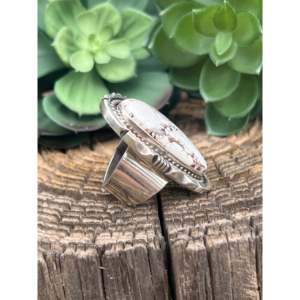 Bague pour homme Eddie Secatero, motif cheval sauvage, en argent sterling, taille 12, pierre naturelle sertie clos, pour usage quotidien - Product Image 3