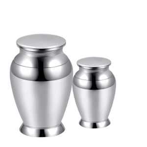 Contemporary Metal Cremation Urn Wholesale Price Graceful <b>Memorial</b> Funeral Supplies Manufacturer Cheap Wholesale - Product Image 5