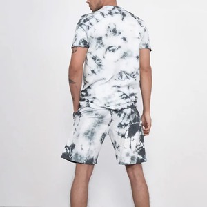 Conjunto de ropa de sublimación de verano Camiseta y pantalones cortos de algodón ligero para hombres de dos piezas para uso diario - Product Image 5
