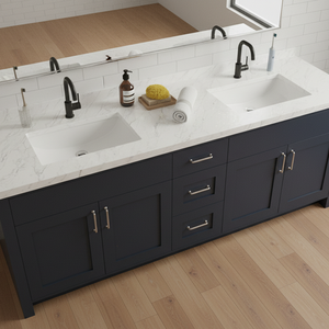 OEM Grande dalle de quartz blanc Calacatta moderne et brillant Dessus de table de comptoir en quartz coupe premium durable pour la maison et les commerces - Product Image 6