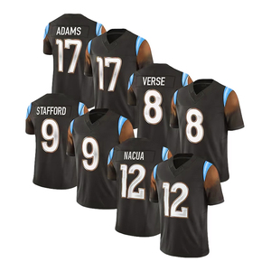 Camiseta Deportiva Nueva para Hombre 2026, Camisetas de Fútbol Americano Personalizadas, Bordadas y Cosidas, Talla Grande para Adultos, Manga Corta - Product Image 6