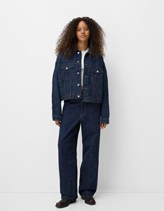 Women's Winter/Autumn Hooded Collar <b>Denim</b> Jacket Breathable Eco-Friendly Windproof Lightweight 100% Cotton <b>Denim</b> - Product Image 6
