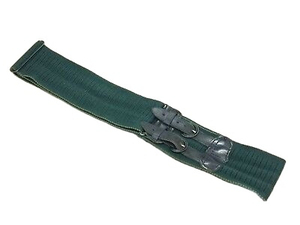 Nouvelle arrivée vert foncé Vintage Style peau de vache équestre sangle robuste étanche cheval ventre boucle en acier pour l'équitation de course - Product Image 3