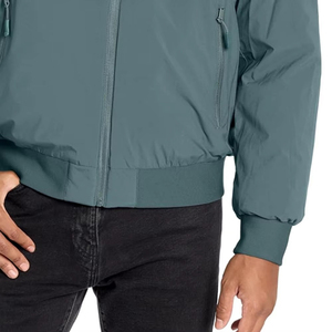 Vente en gros de vestes bomber pour hommes de haute qualité, personnalisées, style hip-hop, col montant, collection hiver, tissu d'hiver, veste pour homme - Product Image 4