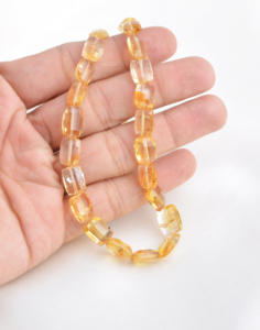 Collar de Piedras Preciosas Naturales de Citrino en Forma de Fantasía, Piedra Preciosa para la Elaboración de Joyería Fina - Product Image 4