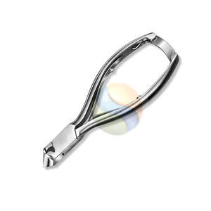 Pince à cuticules professionnelle en acier inoxydable allemand avec lames à joint en boîte tranchantes, pince à ongles et à cuticules robuste, fabrication - Product Image 5