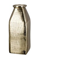 Grand vase de sol argenté avec motif ajouré pour le salon, côté canapé, décoration intérieure moderne, accent décoratif provenant d'Inde