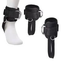 Sangles de cheville en nylon AB Zone 100 % polyester de haute qualité pour la musculation, le fitness et les exercices aux cordes, taille unique