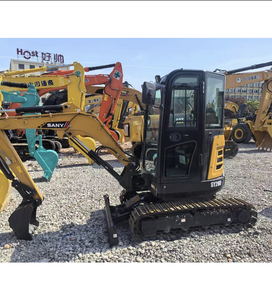 Mini-excavatrices sur chenilles SANY d'occasion de 2 tonnes, certifiées CE, avec godet, excavatrices SY26 d'occasion à vendre, matériel de chantier - Product Image 3