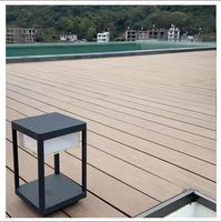 Großhandel Outdoor Deep 3D geprägte Holz Kunststoff Planke No Gaps WPC Compound Boden Außen WPC Composite Decking